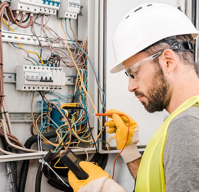 EICR remedial work London - electrician upgrading consumer unit for compliance